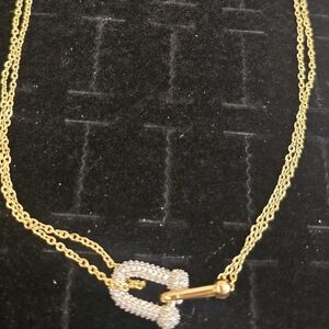 Elegant Gold and Silver Necklace